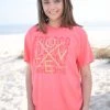TEN Dollar Boutique For God So Loved The World- Coralsilk Short Sleeves S-3X