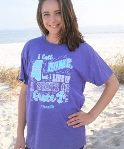 TEN Dollar Boutique MS State Of Grace - Purple Short Sleeves S-3X
