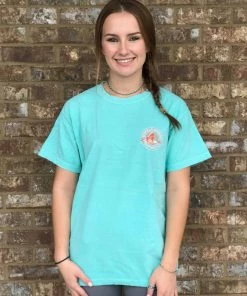 TEN Dollar Boutique Short Sleeves S-3X Surfboard Cross- Chalky Mint