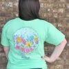 TEN Dollar Boutique Consider The Lilies- Mint Short Sleeves S-3X
