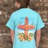 TEN Dollar Boutique Short Sleeves S-3X Surfboard Cross- Chalky Mint