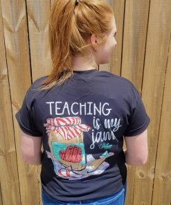 TEN Dollar Boutique Short Sleeves S-3X Teaching Is My Jam - Black