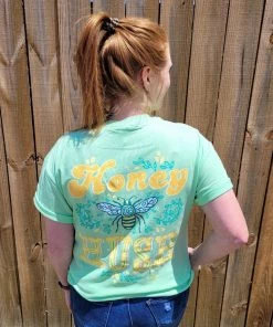 TEN Dollar Boutique Honey Hush Bee - Mint Short Sleeves S-3X