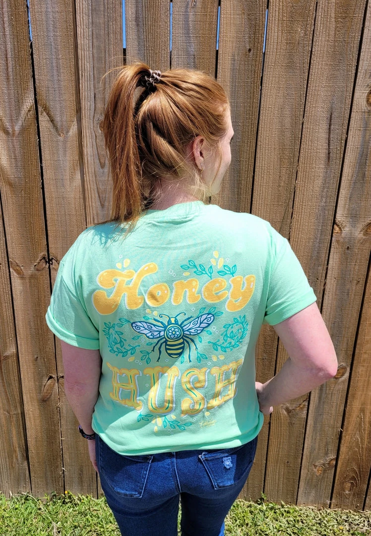 TEN Dollar Boutique Honey Hush Bee - Mint Short Sleeves S-3X 3 TEN Dollar Boutique Honey Hush Bee - Mint Short Sleeves S-3X