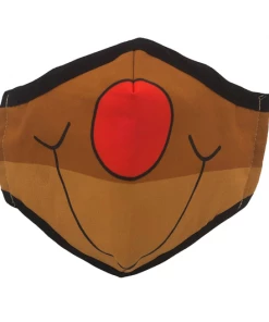 TEN Dollar Boutique Rudolph Smile Face Mask- Adult Accessories