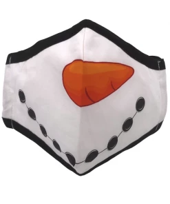 TEN Dollar Boutique Snowman Smile Face Mask- Adult Accessories