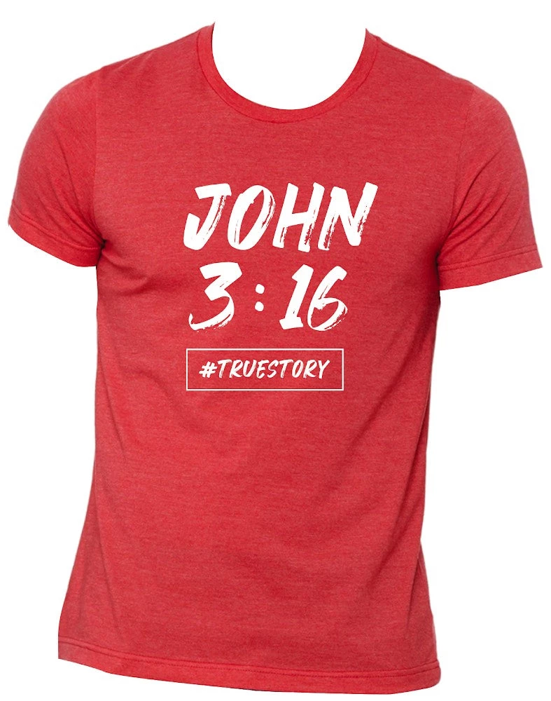 TEN Dollar Boutique John 3:16- Heather Red 3 TEN Dollar Boutique John 3:16- Heather Red