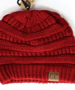 TEN Dollar Boutique Red Classic Beanie Accessories