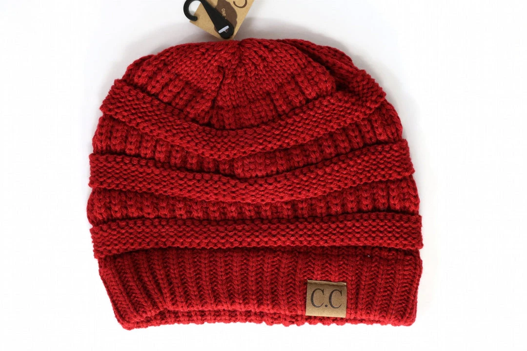 TEN Dollar Boutique Red Classic Beanie Accessories 3 TEN Dollar Boutique Red Classic Beanie Accessories
