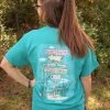 TEN Dollar Boutique Lake Directional Sign- Jade Dome Short Sleeves S-3X