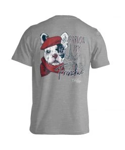 TEN Dollar Boutique Pardon My Frenchie- Active Grey