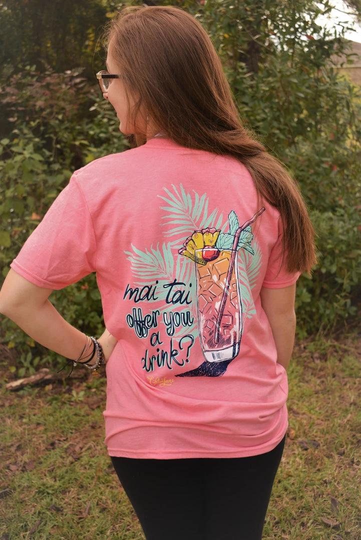 TEN Dollar Boutique Short Sleeves S-3X Mai Tai- Heather Coral 3 TEN Dollar Boutique Short Sleeves S-3X Mai Tai- Heather Coral