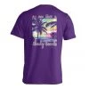 TEN Dollar Boutique Short Sleeves S-3X Shady Beach- Purple