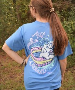 TEN Dollar Boutique Poolin' Around- Blue Short Sleeves S-3X