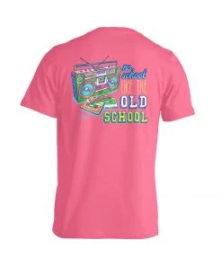 TEN Dollar Boutique Old School- Hot Pink Short Sleeves S-3X
