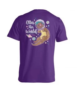 TEN Dollar Boutique Short Sleeves S-3X Otter This World- Purple