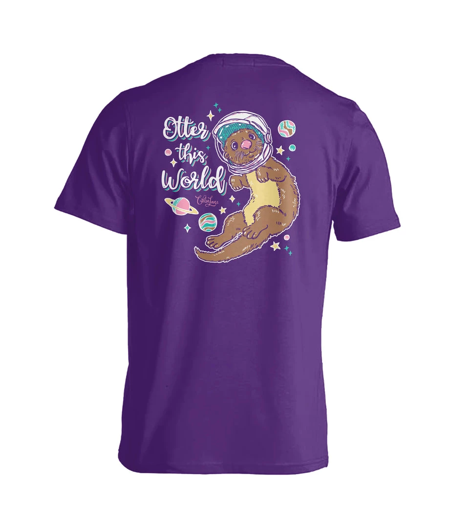 TEN Dollar Boutique Short Sleeves S-3X Otter This World- Purple 3 TEN Dollar Boutique Short Sleeves S-3X Otter This World- Purple