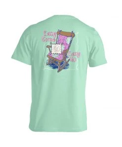TEN Dollar Boutique Short Sleeves S-3X Glitter Rocking Chair- Mint