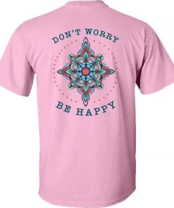 TEN Dollar Boutique Don't Worry Be Happy Mandala- Pink