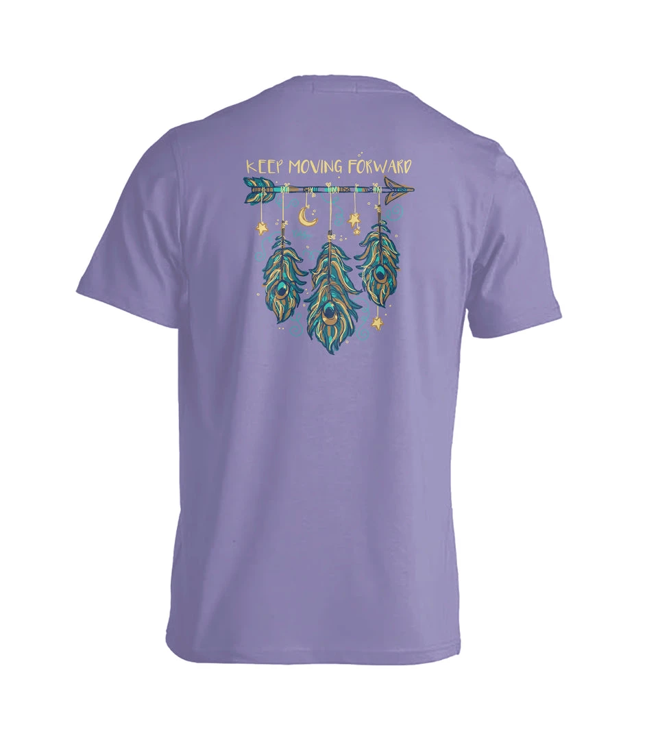 TEN Dollar Boutique Keep Moving Forward- Violet Short Sleeves S-3X 3 TEN Dollar Boutique Keep Moving Forward- Violet Short Sleeves S-3X
