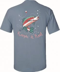 TEN Dollar Boutique Short Sleeves S-3X Keepin' It Real- Stone Blue