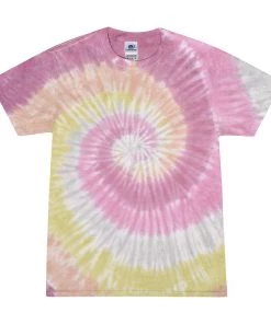 TEN Dollar Boutique Short Sleeves S-3X Tie Dye Short Sleeve - Desert Rose