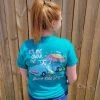 TEN Dollar Boutique Short Sleeves S-3X Tell Me About The Good Old Days Truck - Galapagos Blue
