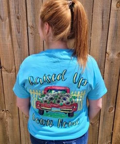 TEN Dollar Boutique Raised Up Down Home - Sky Blue