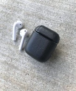 TEN Dollar Boutique Black Leather AirPod Case Accessories