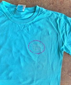 TEN Dollar Boutique La Di Da Hammock Fish- Lagoon Blue Short Sleeves S-3X