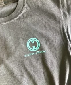 TEN Dollar Boutique Faith Cross- Long Sleeve- Gray