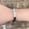 TEN Dollar Boutique Accessories Black & Silver Pull Cord Bracelet
