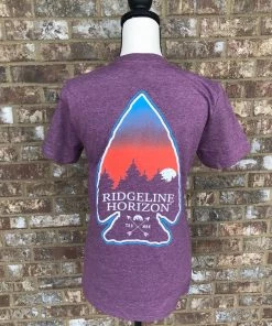 TEN Dollar Boutique Ridgleline Horizon Arrowhead- Heather Maroon