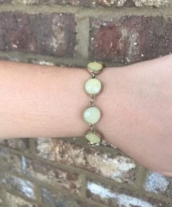TEN Dollar Boutique Opaque Honey Crystal Bracelet