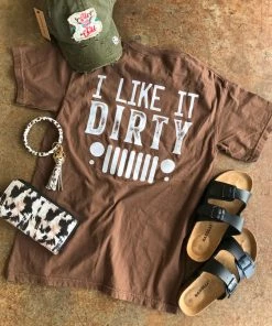 TEN Dollar Boutique $5 SALE!! Dirty- Brown SIZE SMALL