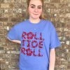 TEN Dollar Boutique Roll Tide Roll- Periwinkle- SMALL