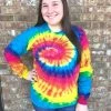 TEN Dollar Boutique Tie Dye Long Sleeve- Reactive Rainbow 2 TEN Dollar Boutique Tie Dye Long Sleeve- Reactive Rainbow