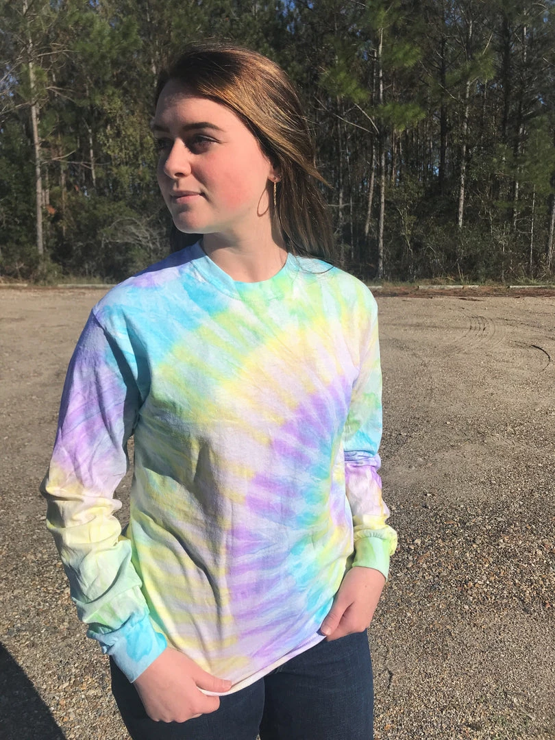 TEN Dollar Boutique Tie Dye Long Sleeve- Mystique 3 TEN Dollar Boutique Tie Dye Long Sleeve- Mystique