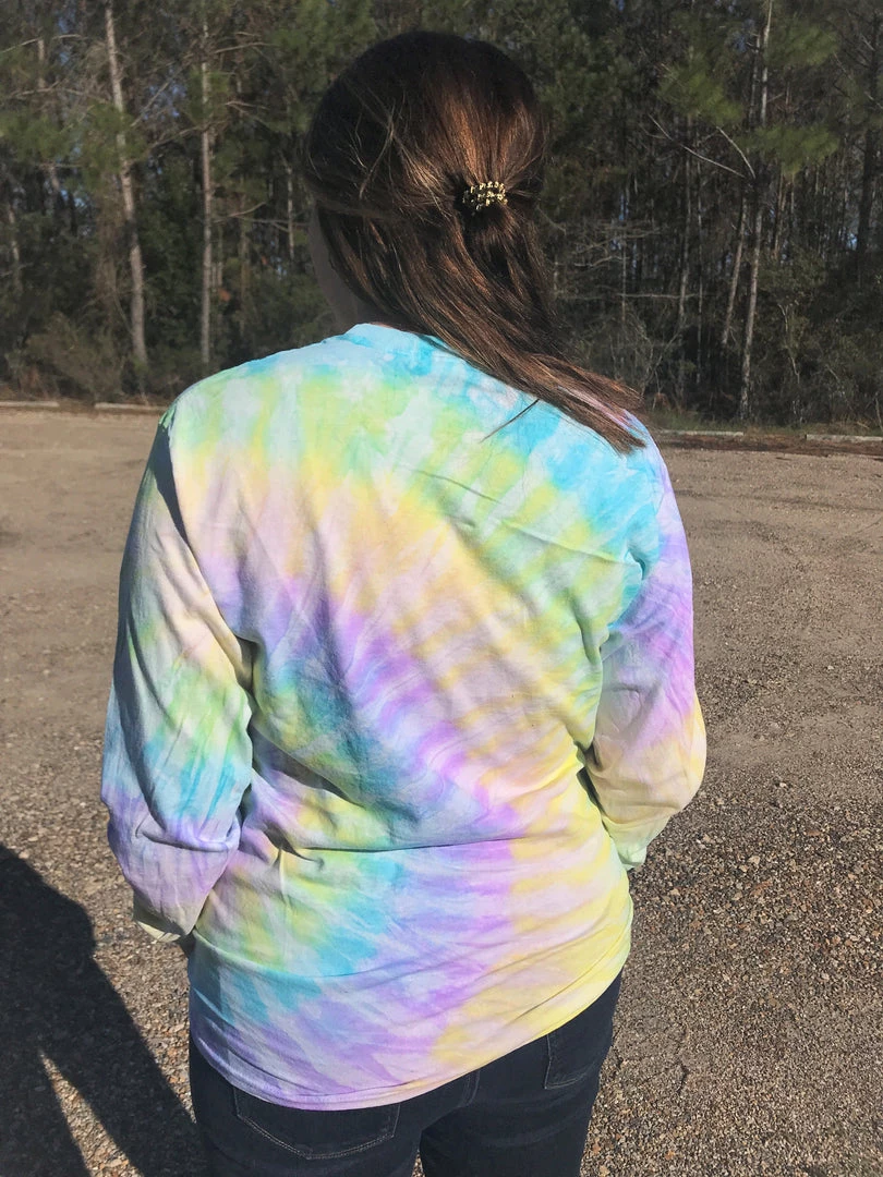 TEN Dollar Boutique Tie Dye Long Sleeve- Mystique 4 TEN Dollar Boutique Tie Dye Long Sleeve- Mystique