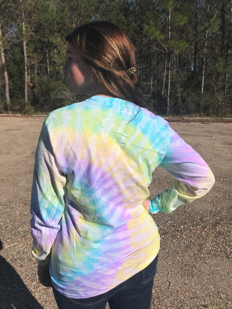 TEN Dollar Boutique Tie Dye Long Sleeve- Mystique 5 TEN Dollar Boutique Tie Dye Long Sleeve- Mystique