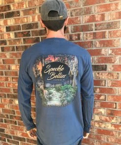 TEN Dollar Boutique Deer Hunting Long Sleeve- Navy