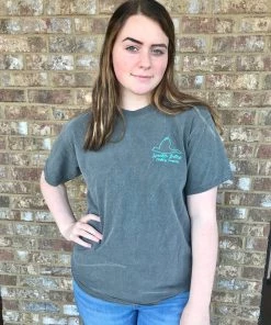 TEN Dollar Boutique Love My Hunter- Charcoal Short Sleeves S-3X