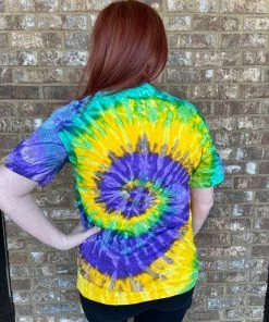 TEN Dollar Boutique Tie Dye Short Sleeve - Mardi Gras