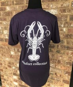 TEN Dollar Boutique Short Sleeves S-3X One Color Crawfish- Blackberry- SIZE SMALL