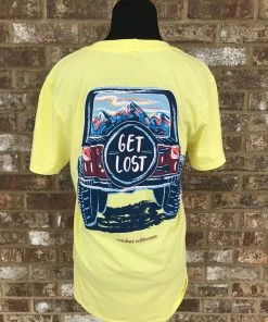 TEN Dollar Boutique Short Sleeves S-3X Get Lost- Cornsilk