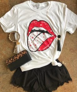 TEN Dollar Boutique Star Tongue- White