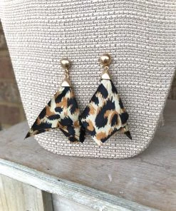 TEN Dollar Boutique 19) Cheetah Scarf Earring