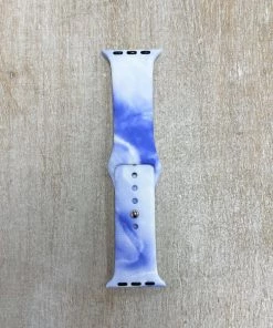 TEN Dollar Boutique Blue & White Smoke Watch Band- 38/40 Accessories