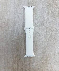 TEN Dollar Boutique Solid White Watch Band- 38/40