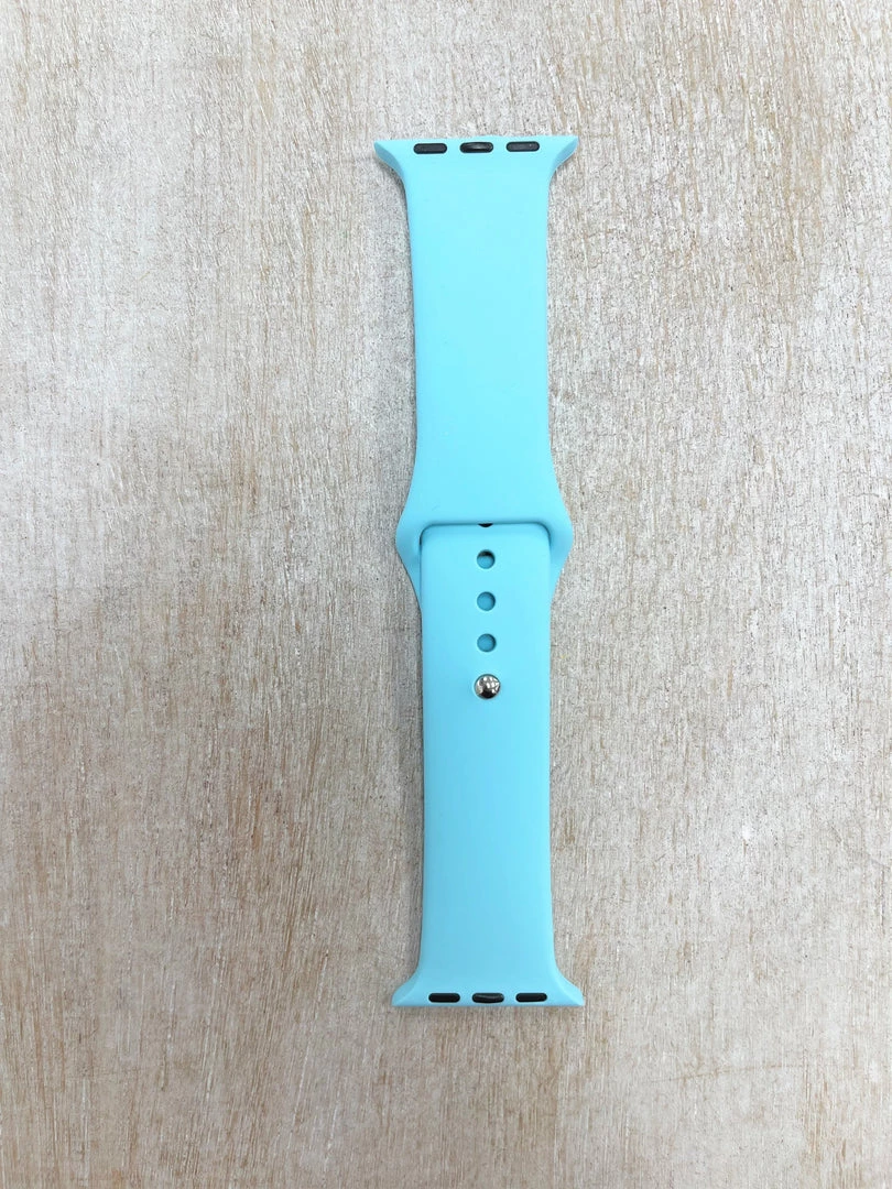 TEN Dollar Boutique Solid Light Blue Watch Band- 38/40 Accessories 3 TEN Dollar Boutique Solid Light Blue Watch Band- 38/40 Accessories
